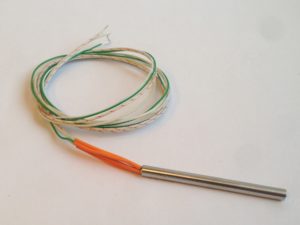 Cartouche chauffante moyenne charge avec thermocouple incorporé