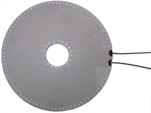 Résistance chauffante plate mica blindé circulaire – SCIENTAX // Circular armoured mica flat heating element - SCIENTAX