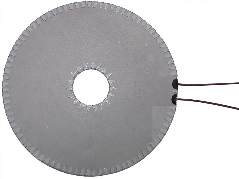 Résistance chauffante plate mica blindé circulaire – SCIENTAX // Circular armoured mica flat heating element - SCIENTAX